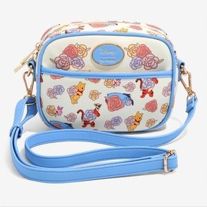 Our Universe Winnie the Pooh Floral Convertible Crossbody Bag